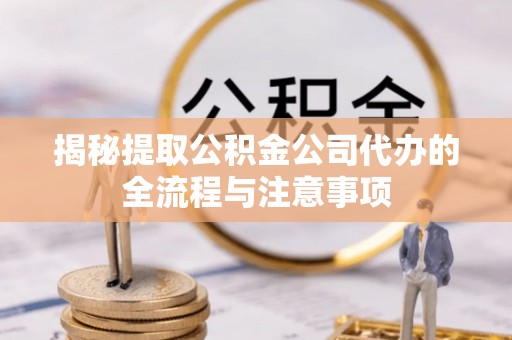 泾河揭秘提取公积金公司代办的全流程与注意事项