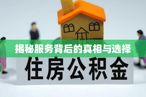 泾河揭秘服务背后的真相与选择
