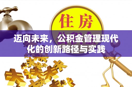 泾河迈向未来，公积金管理现代化的创新路径与实践