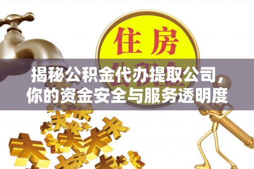 泾河揭秘公积金代办提取公司，你的资金安全与服务透明度全解析