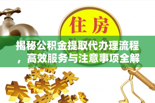泾河揭秘公积金提取代办理流程，高效服务与注意事项全解析