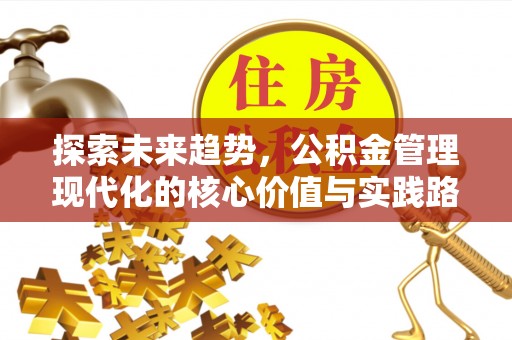 泾河探索未来趋势，公积金管理现代化的核心价值与实践路径