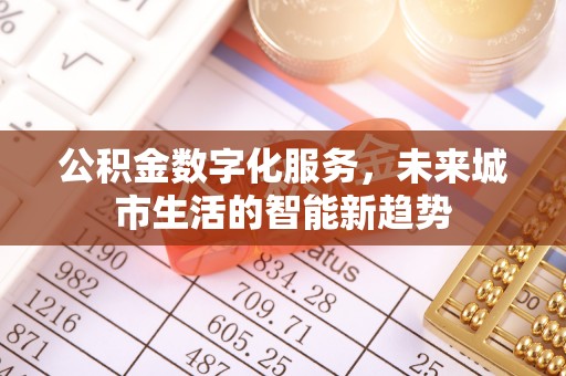 泾河公积金数字化服务，未来城市生活的智能新趋势
