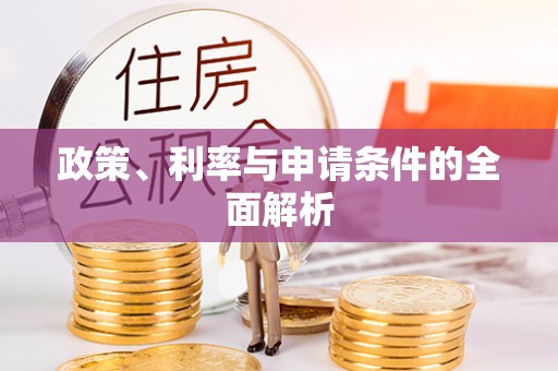 泾河政策、利率与申请条件的全面解析