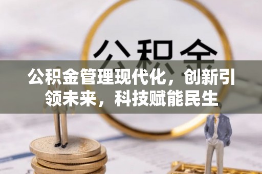 泾河公积金管理现代化，创新引领未来，科技赋能民生