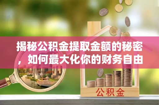 泾河揭秘公积金提取金额的秘密，如何最大化你的财务自由
