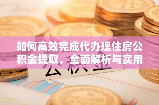 泾河如何高效完成代办理住房公积金提取，全面解析与实用技巧