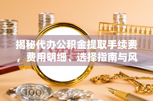 泾河揭秘代办公积金提取手续费，费用明细、选择指南与风险防范