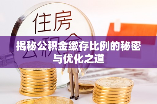 泾河揭秘公积金缴存比例的秘密与优化之道