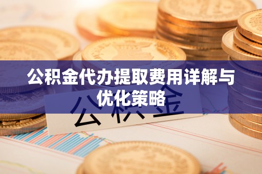 泾河公积金代办提取费用详解与优化策略