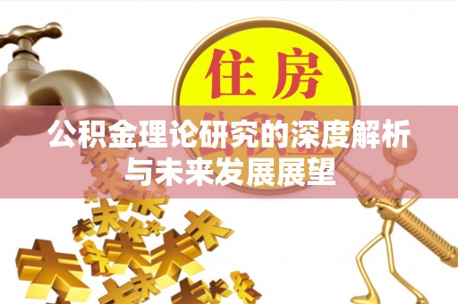 泾河公积金理论研究的深度解析与未来发展展望