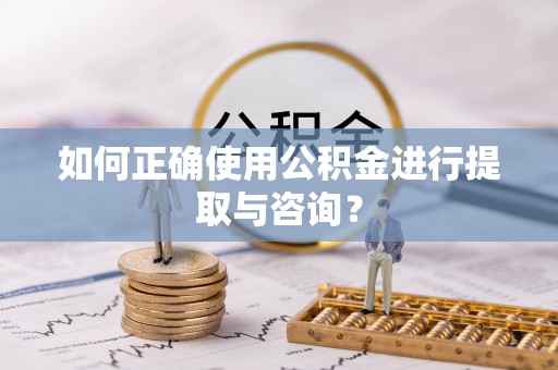 泾河如何正确使用公积金进行提取与咨询？