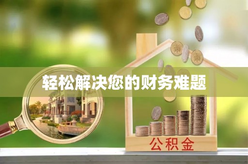 泾河轻松解决您的财务难题